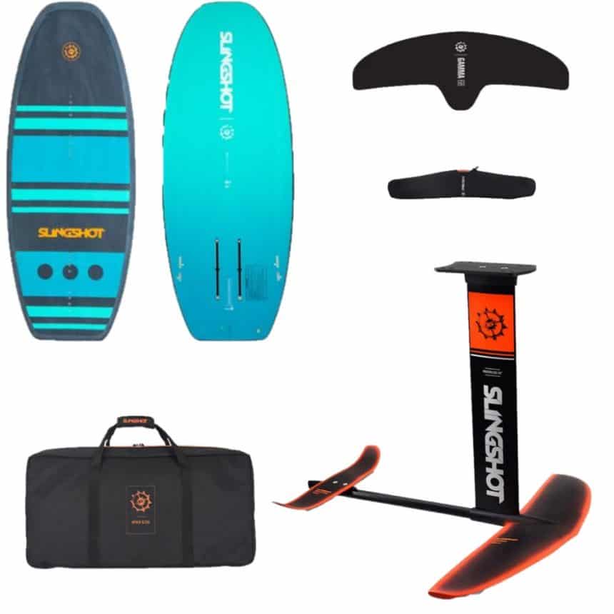 Pack WakeFoil SLINGSHOT WF2 Board V3 + Overglide V3 Neway 38